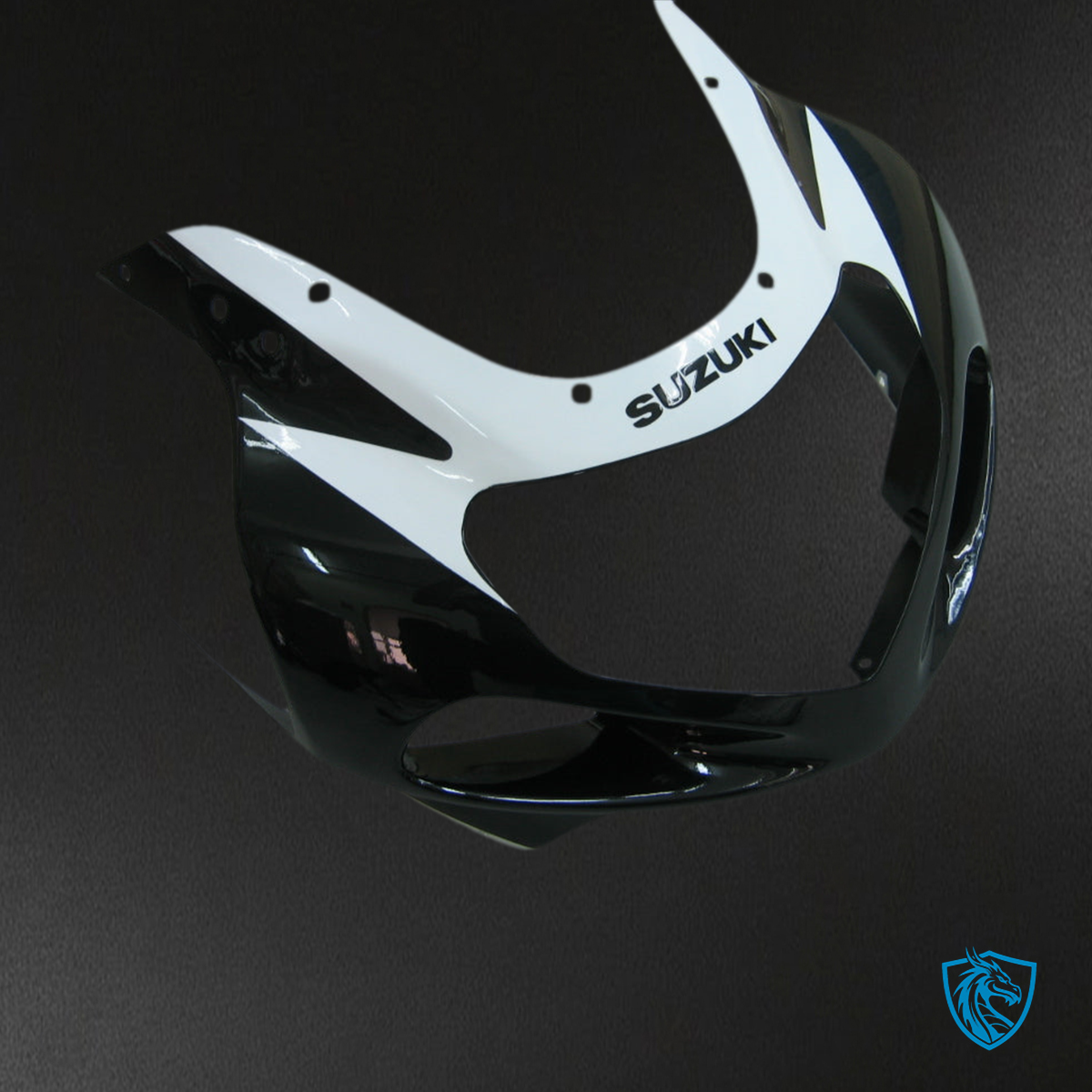 Suzuki GSXR 600 (2001-2003) Black & White Racing Generic - Fairing Kit | ABS Bodywork