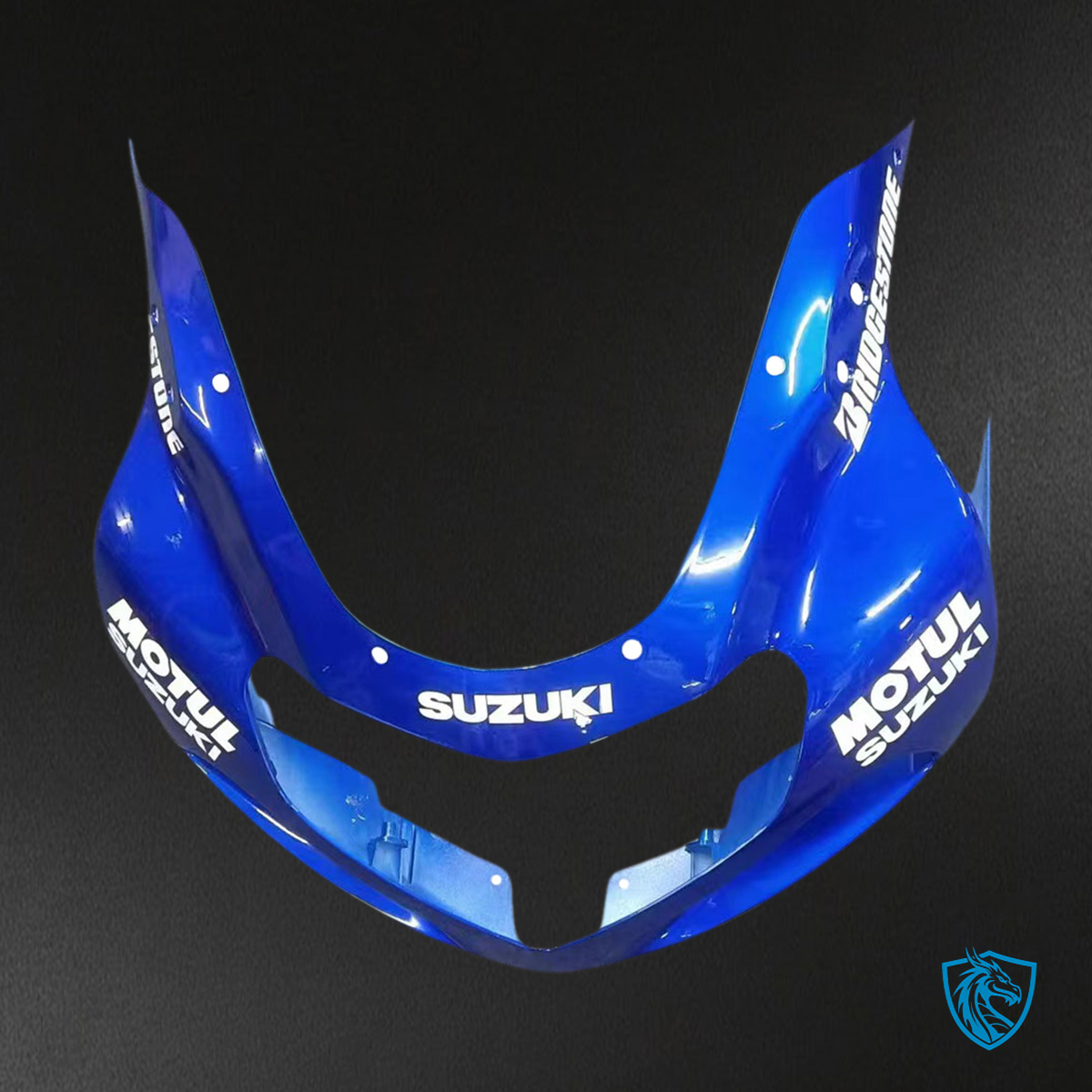 Suzuki GSXR600 (2001-2003) Blue, White & Black Racing Generic - Custom ABS Fairing Kit