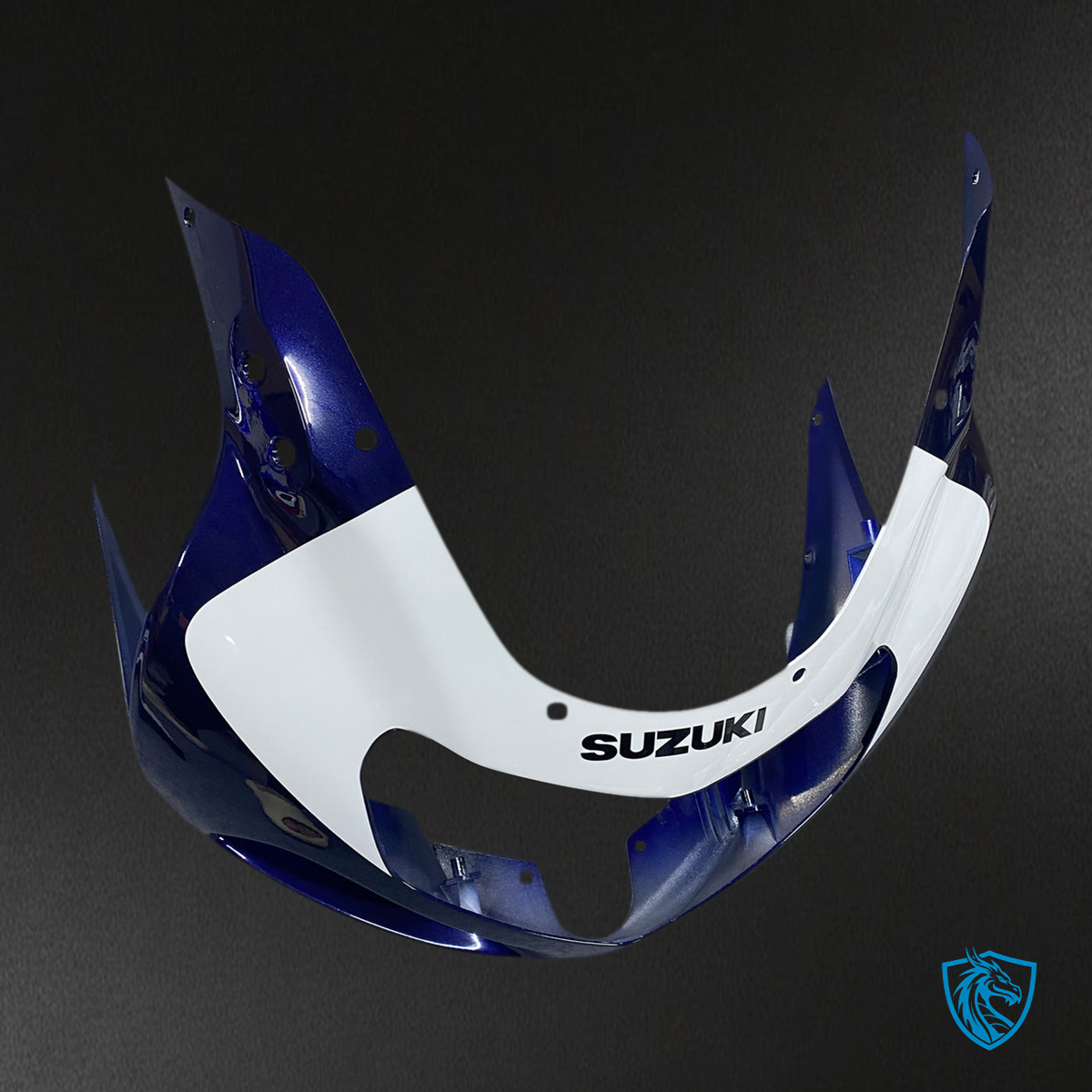 Suzuki GSXR 600 (2001-2003) Blue, White & Black Racing Generic - Custom ABS Fairing Kit