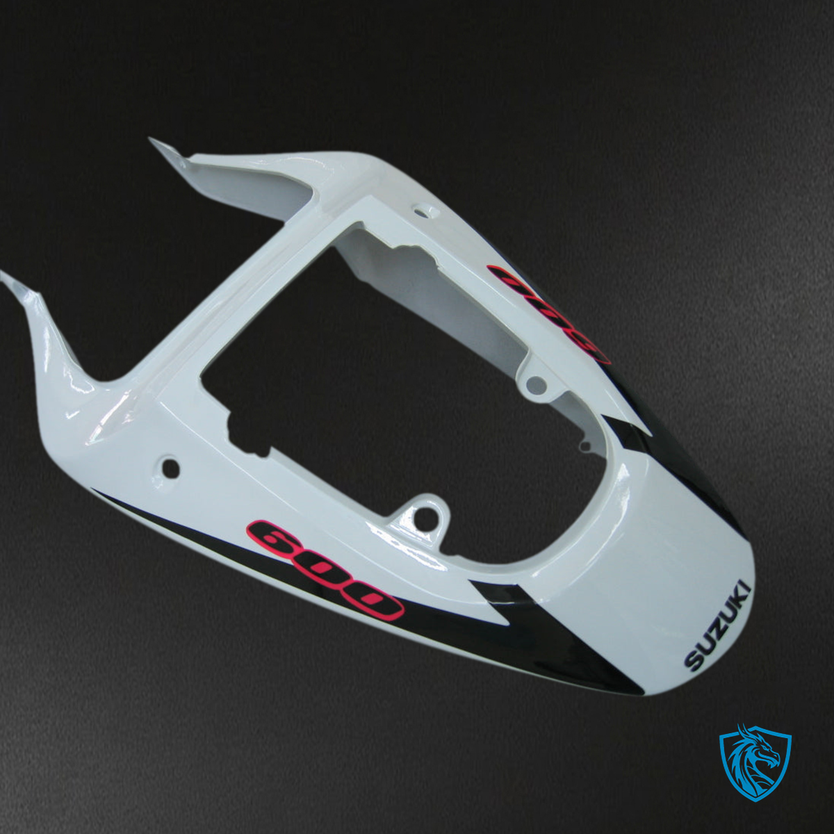Suzuki GSXR 600 (2001-2003) Black & White Racing Generic - MERGEment Motorcycle Fairings Kit
