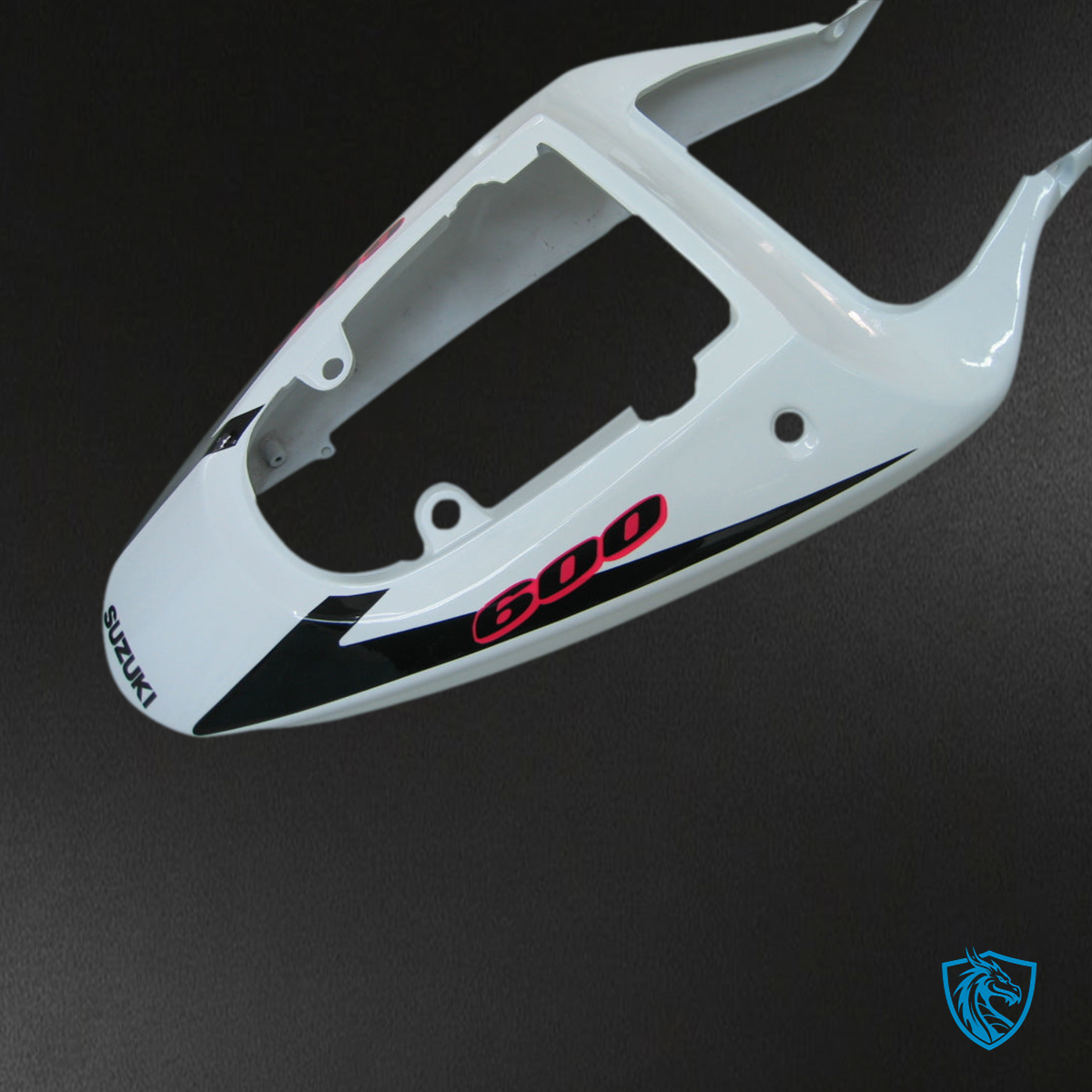 Suzuki GSXR 600 (2001-2003) Black & White Racing Generic - MERGEment Motorcycle Fairings Kit