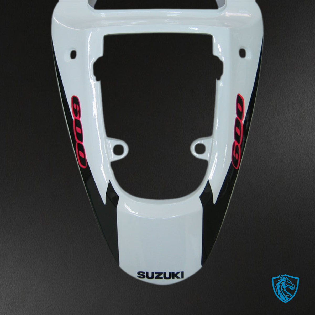 Suzuki GSXR 600 (2001-2003) Black & White Racing Generic - MERGEment Motorcycle Fairings Kit