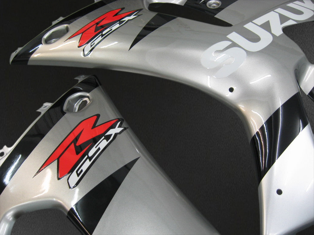 Suzuki GSXR 600 (2001-2003) Black & White Injection - Custom ABS Fairing Kit
