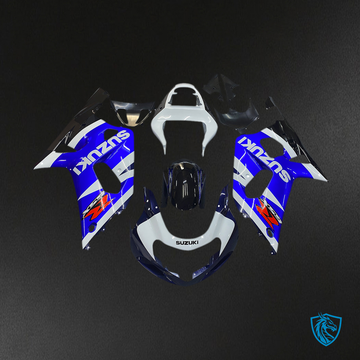 Suzuki GSXR 600 (2001-2003) Blue, White & Black - Fairing Kit | ABS Bodywork