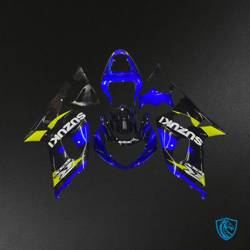 Suzuki GSXR 600 (2001-2003) Blue & Black Generic - MERGEment Motorcycle Fairings Kit
