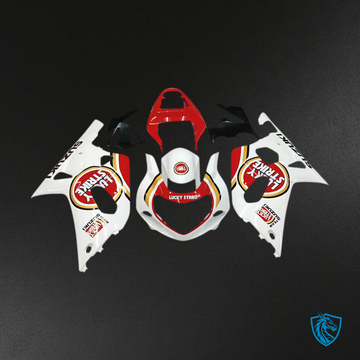 Suzuki GSXR 600 (2001-2003) Red & White Injection - MERGEment Motorcycle Fairings Kit