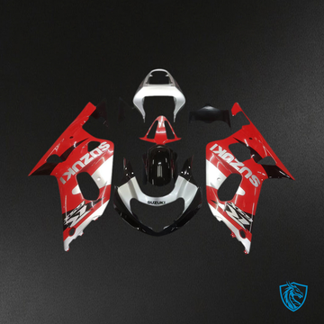 Suzuki GSXR 600 (2001-2003) Red & White Generic Injection - Fairing Kit | ABS Bodywork