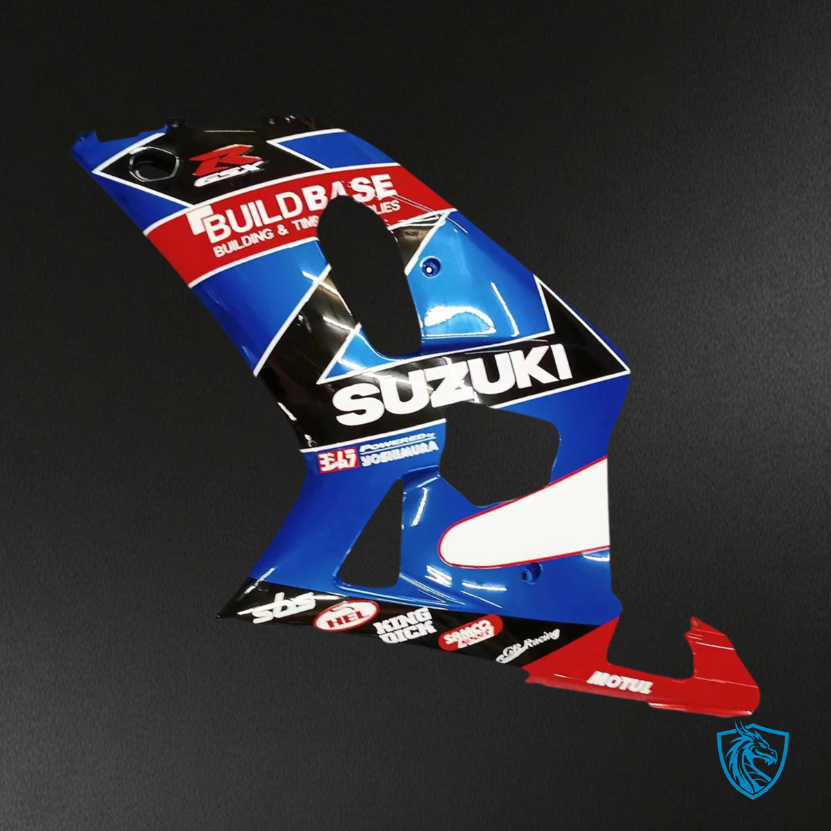 Suzuki GSXR 600-750 (2000-2003) Blue & Red - Fairing Kit