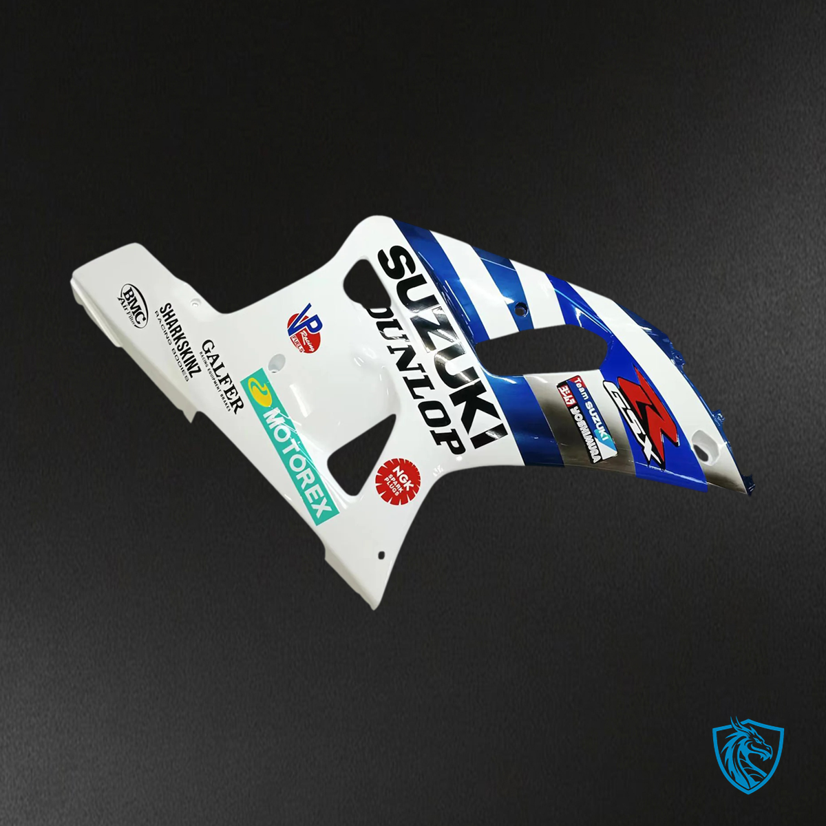 Suzuki GSXR600 (2001-2003) GSXR750 (2000-2003) Blue & White - Fairing Kit