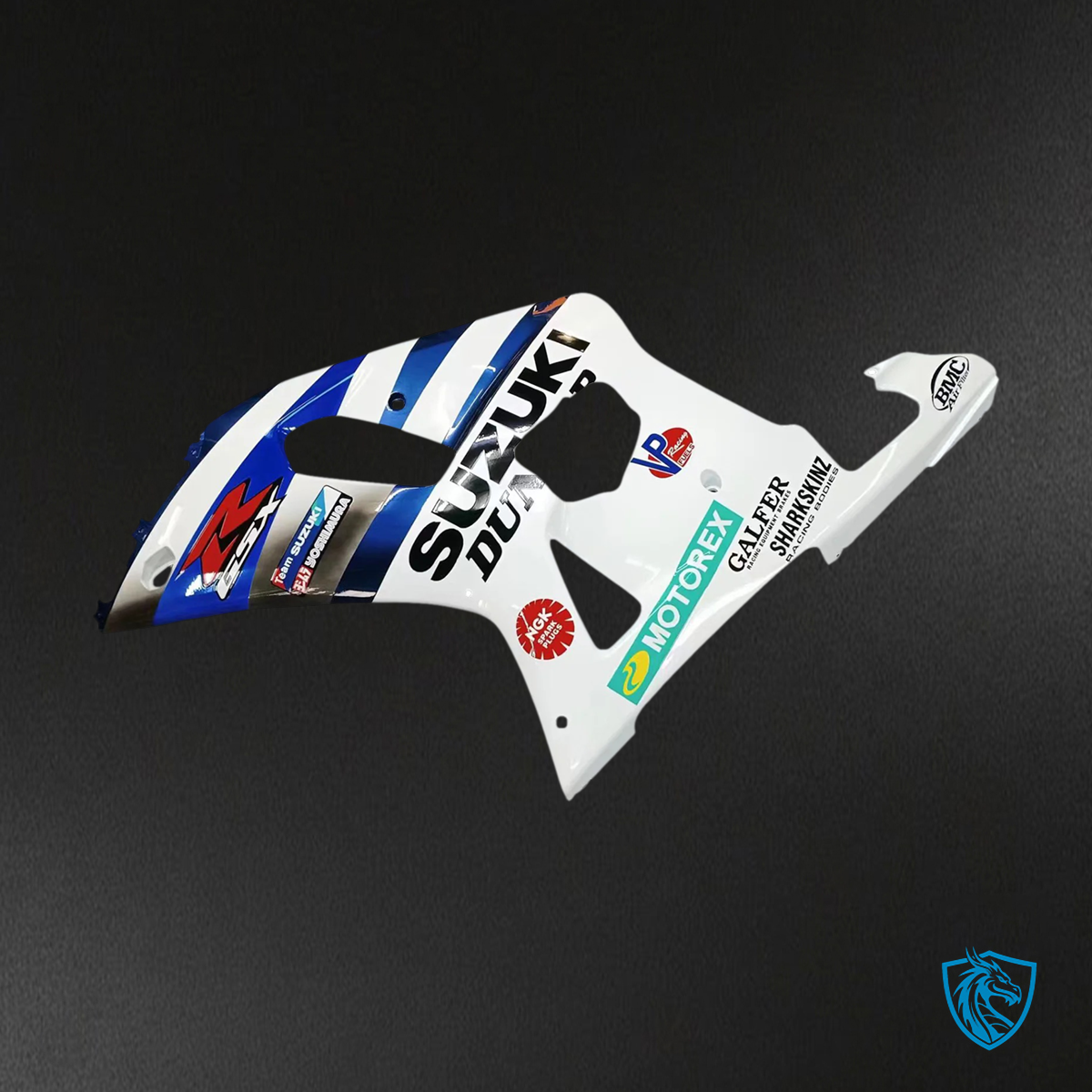 Suzuki GSXR600 (2001-2003) GSXR750 (2000-2003) Blue & White - Fairing Kit