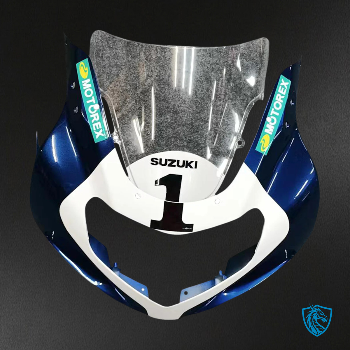 Suzuki GSXR600 (2001-2003) GSXR750 (2000-2003) Blue & White - Fairing Kit
