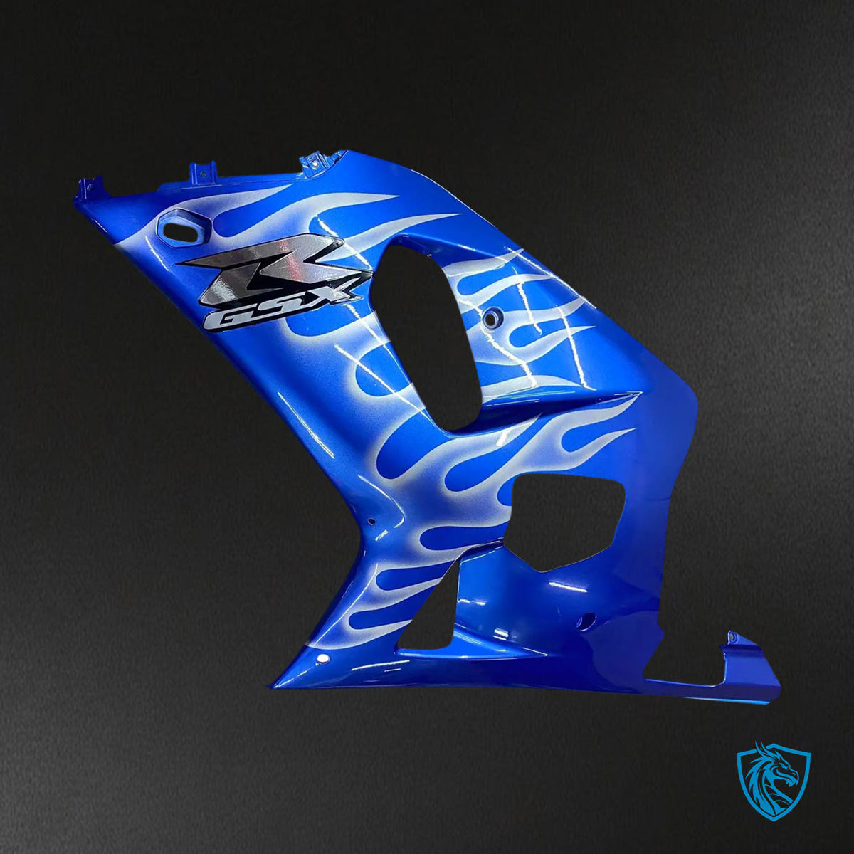 Suzuki GSXR600 (2001-2003) GSXR750 (2000-2003) Blue with Flame - Fairing Kit