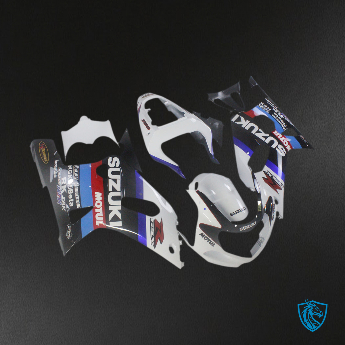 Suzuki GSXR 600 (2001-2003) Multicolor Racing Generic - Custom ABS Fairing Kit