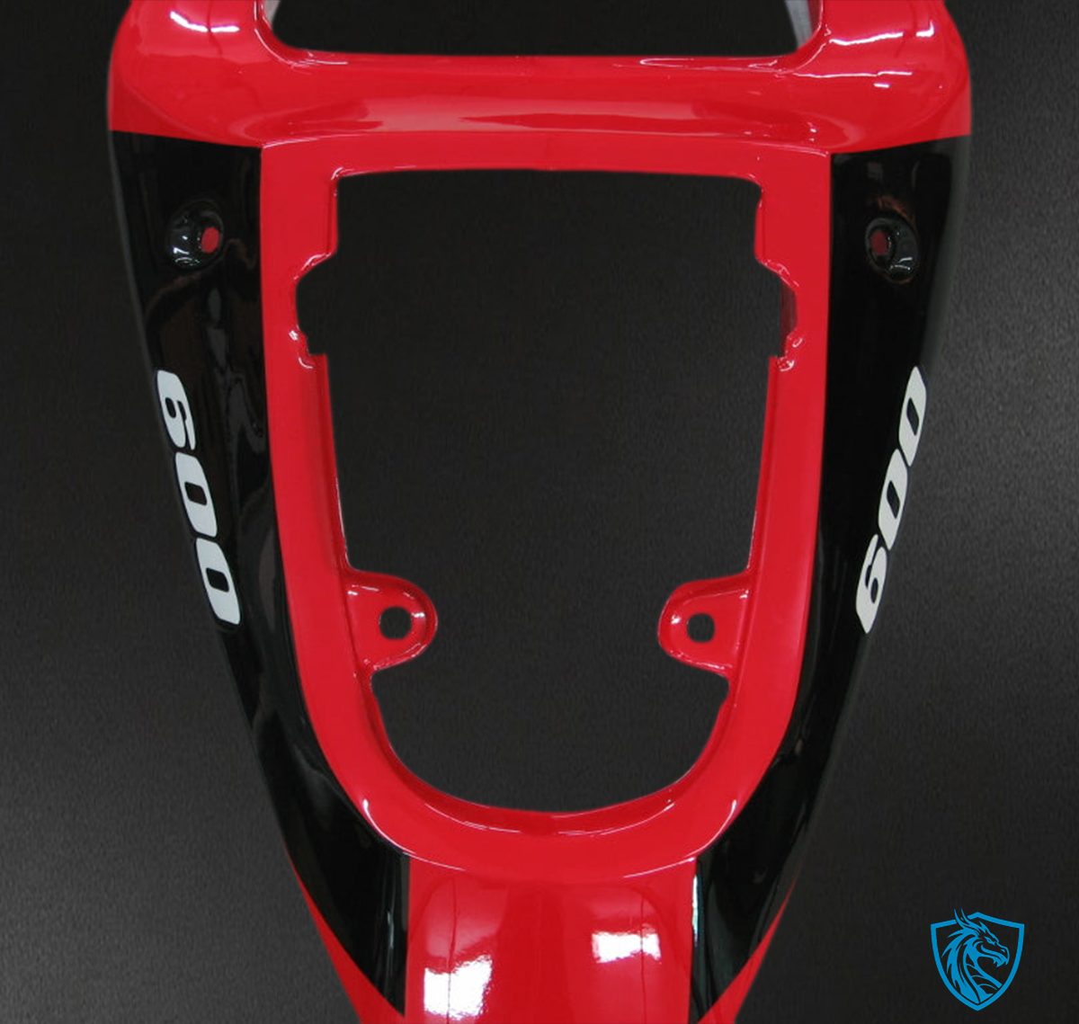 Suzuki GSXR 600 (2001-2003) Silver, Red & Black Racing Generic - Custom ABS Fairing Kit
