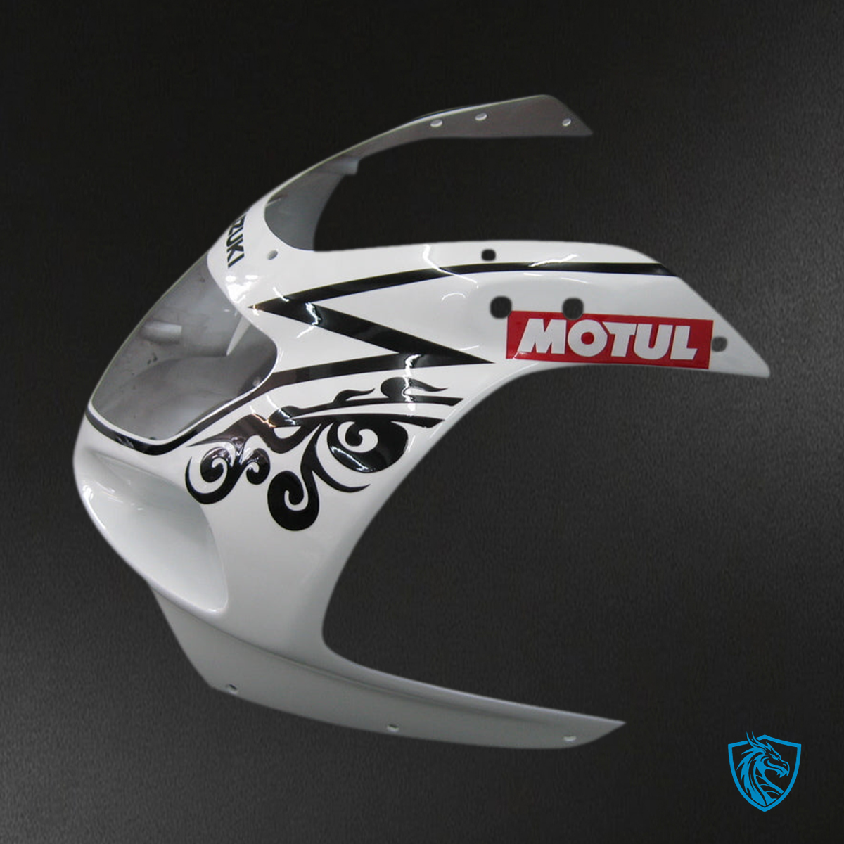 Suzuki GSXR 600 (2001-2003) White & Black Alstare Corona Fairing Kit - Aftermarket ABS Bodywork