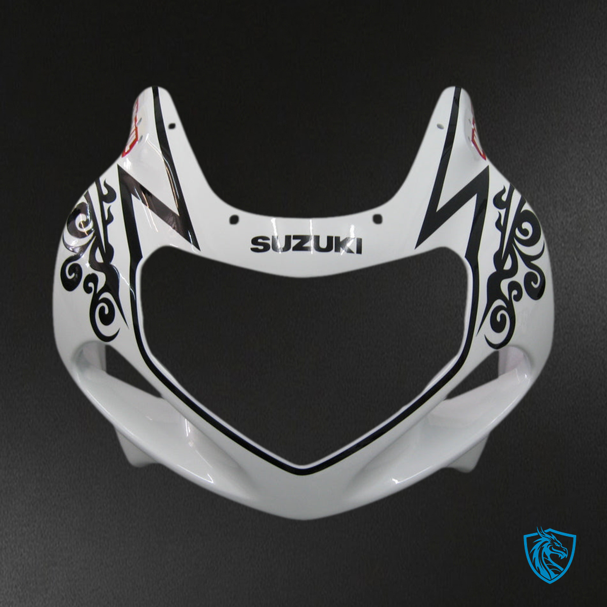 Suzuki GSXR 600 (2001-2003) White & Black Alstare Corona Fairing Kit - Aftermarket ABS Bodywork