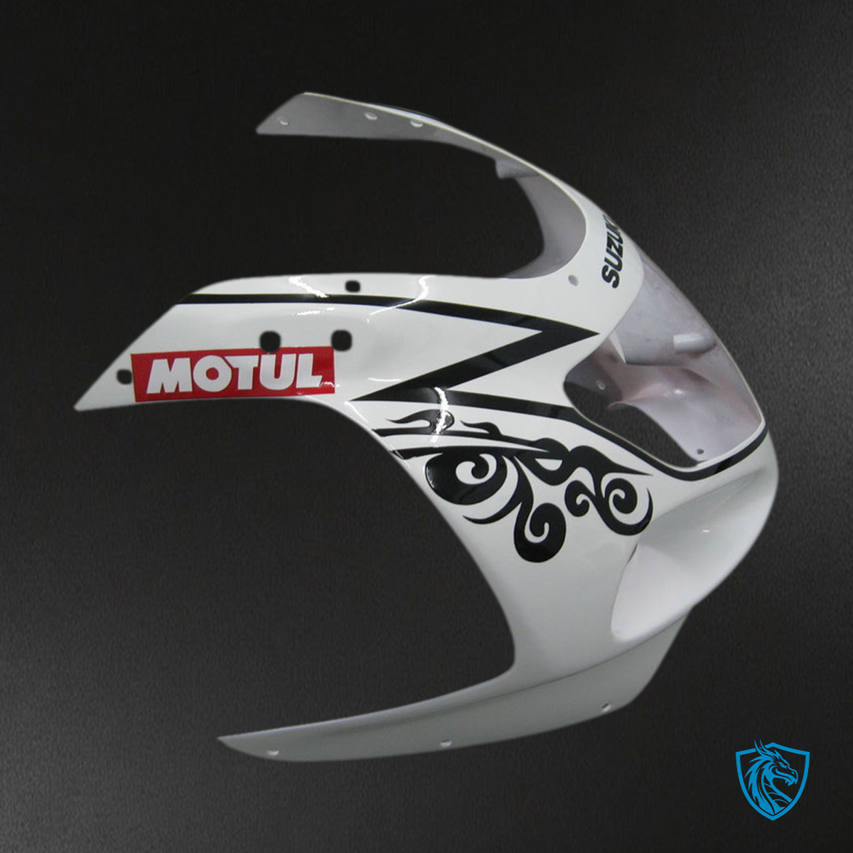 Suzuki GSXR 600 (2001-2003) White & Black Alstare Corona Fairing Kit - Aftermarket ABS Bodywork