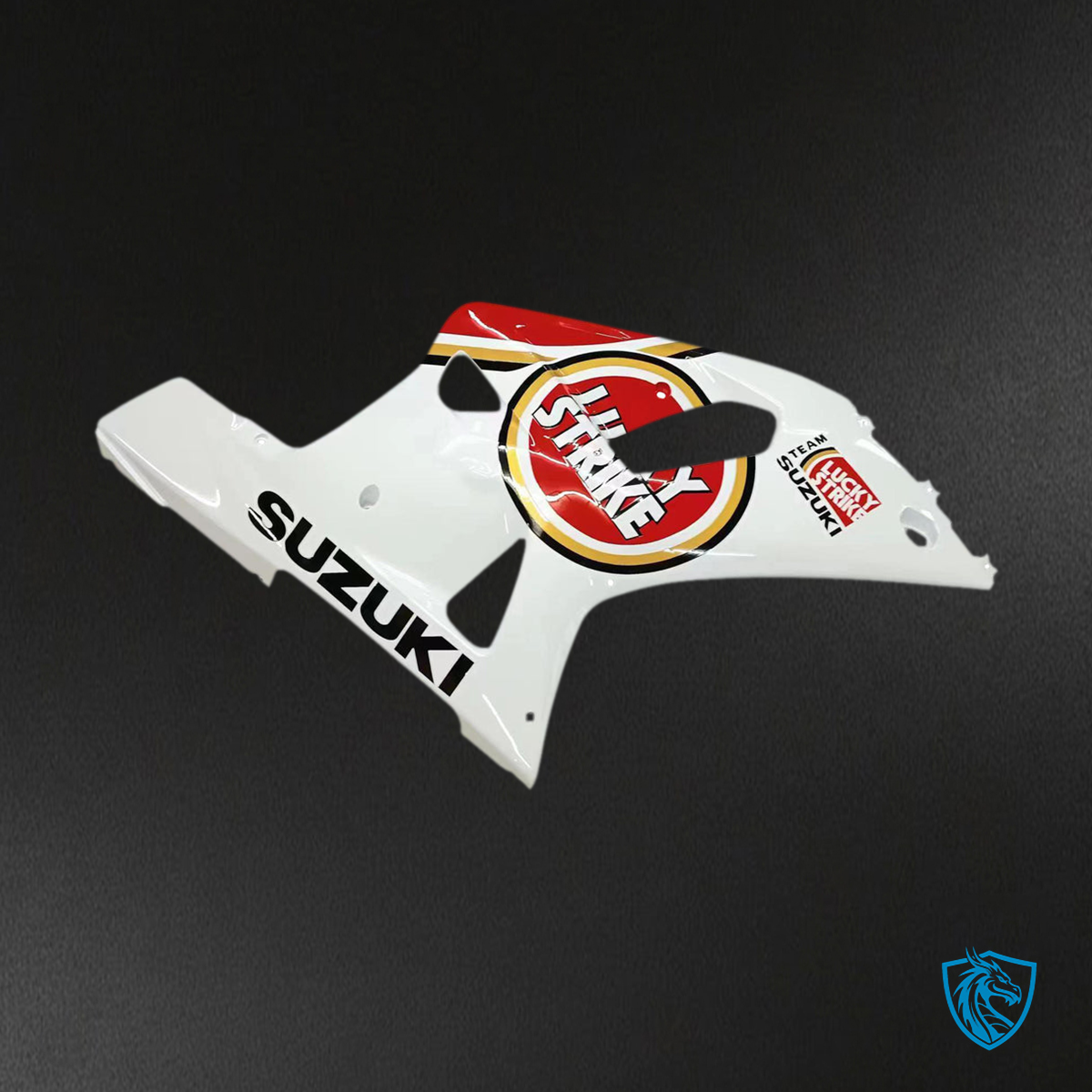 Suzuki GSXR 600 (2001-2003) White & Red Lucky Strike Racing Generic - MERGEment Motorcycle Fairings Kit