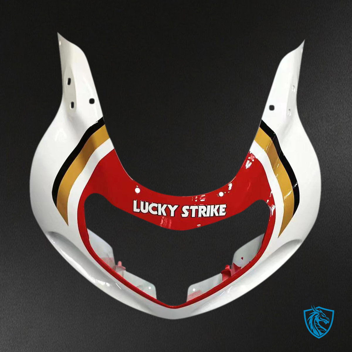 Suzuki GSXR 600 (2001-2003) White & Red Lucky Strike Racing Generic - MERGEment Motorcycle Fairings Kit