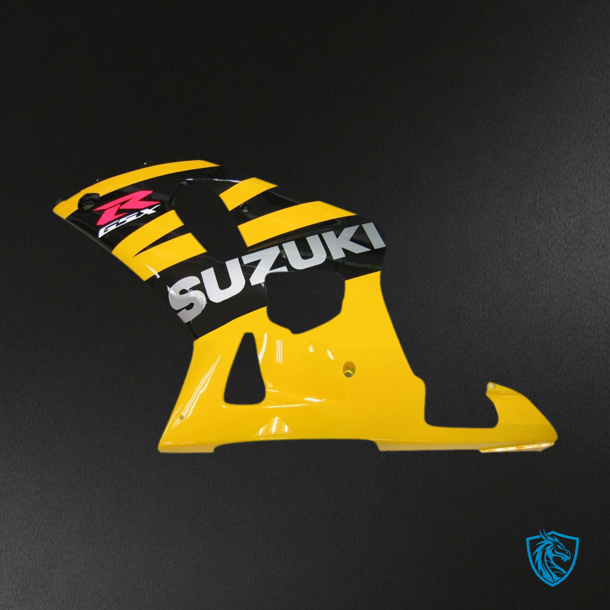 Suzuki GSXR 600 (2001-2003) Yellow & Black Racing Generic - MERGEment Motorcycle Fairings Kit