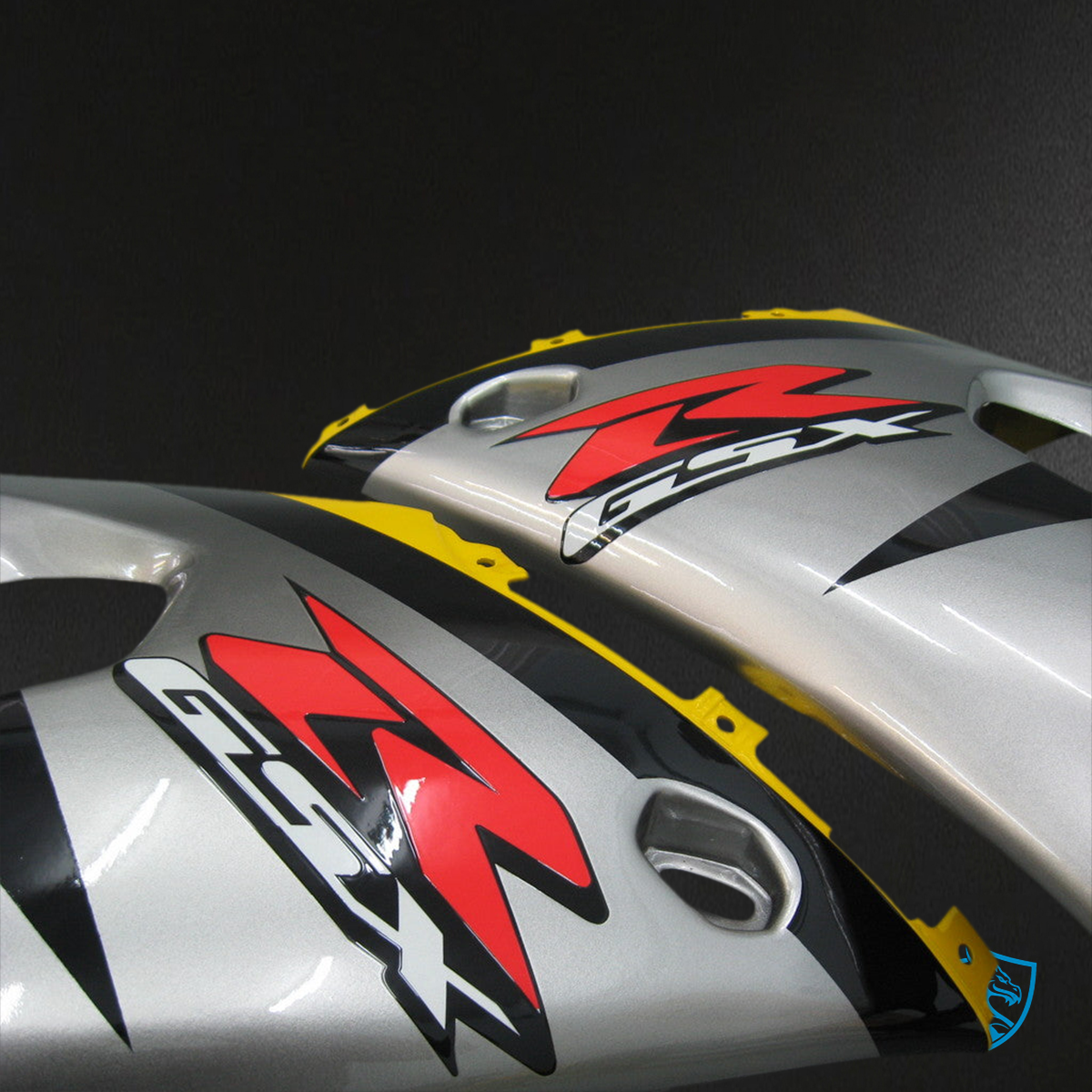 Suzuki GSXR 600 (2001-2003) Yellow & Silver Racing Generic - Custom ABS Fairing Kit