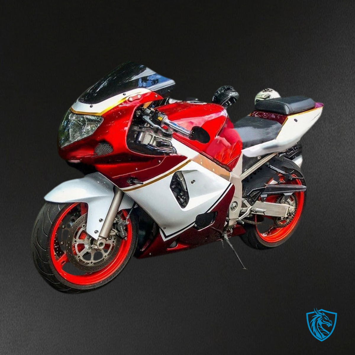 Suzuki GSXR600 (2001-2003) Red, White & Black Plastic Fairing Kit | ABS Bodywork