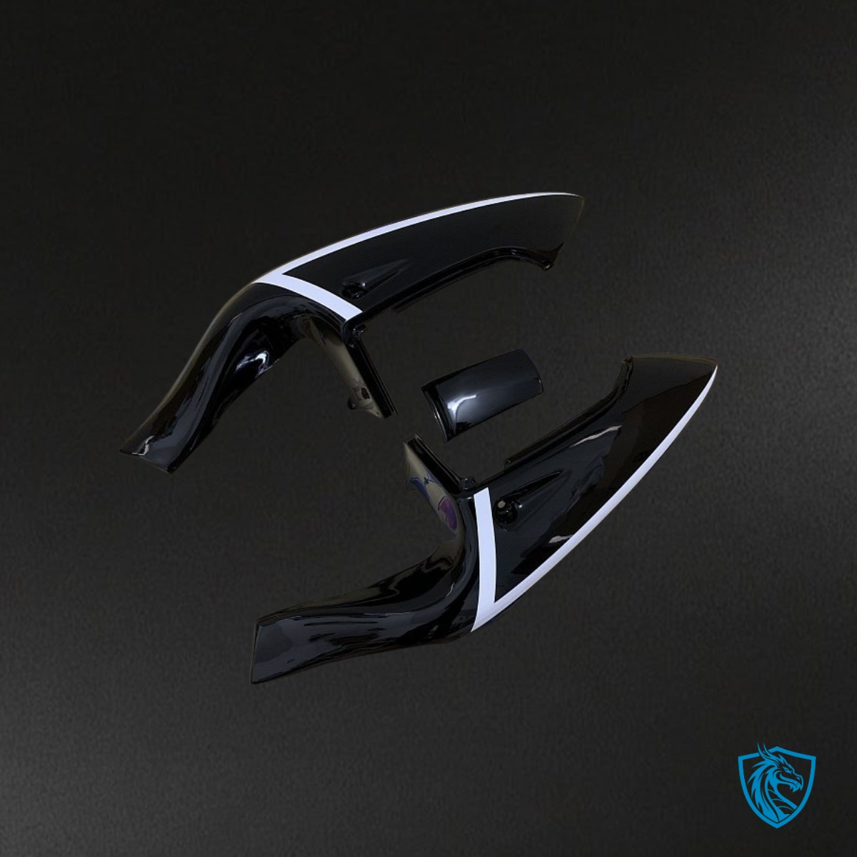 Suzuki GSXR600/750 (1997-2000) Black Corona Extra - Custom ABS Fairing Kit