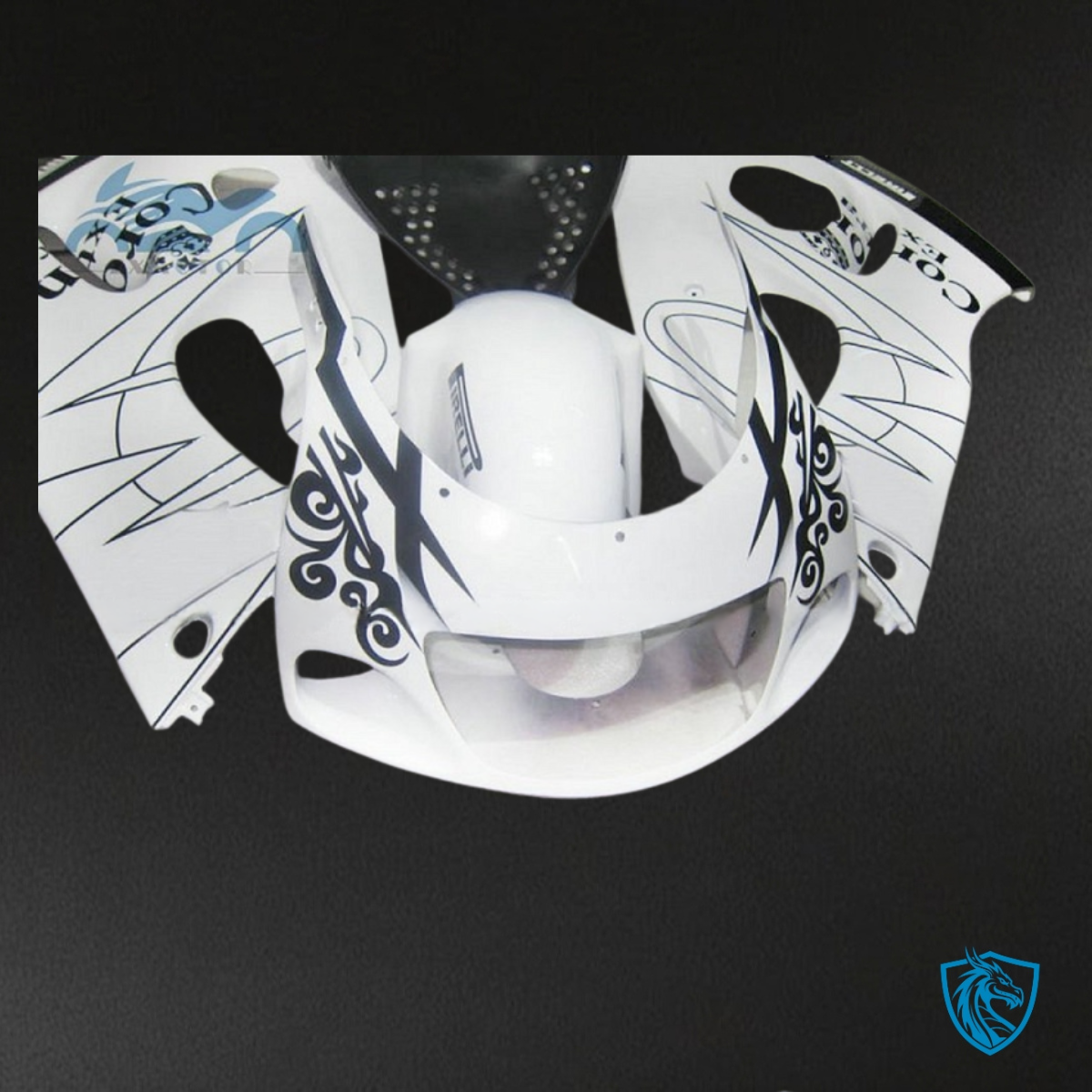 Suzuki GSXR600/750 (1997-2000) White Corona Extra Fairing Kit - Aftermarket ABS Bodywork