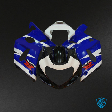 Suzuki GSXR600/750 (2001-2003) Blue & White - MERGEment Motorcycle Fairings Kit