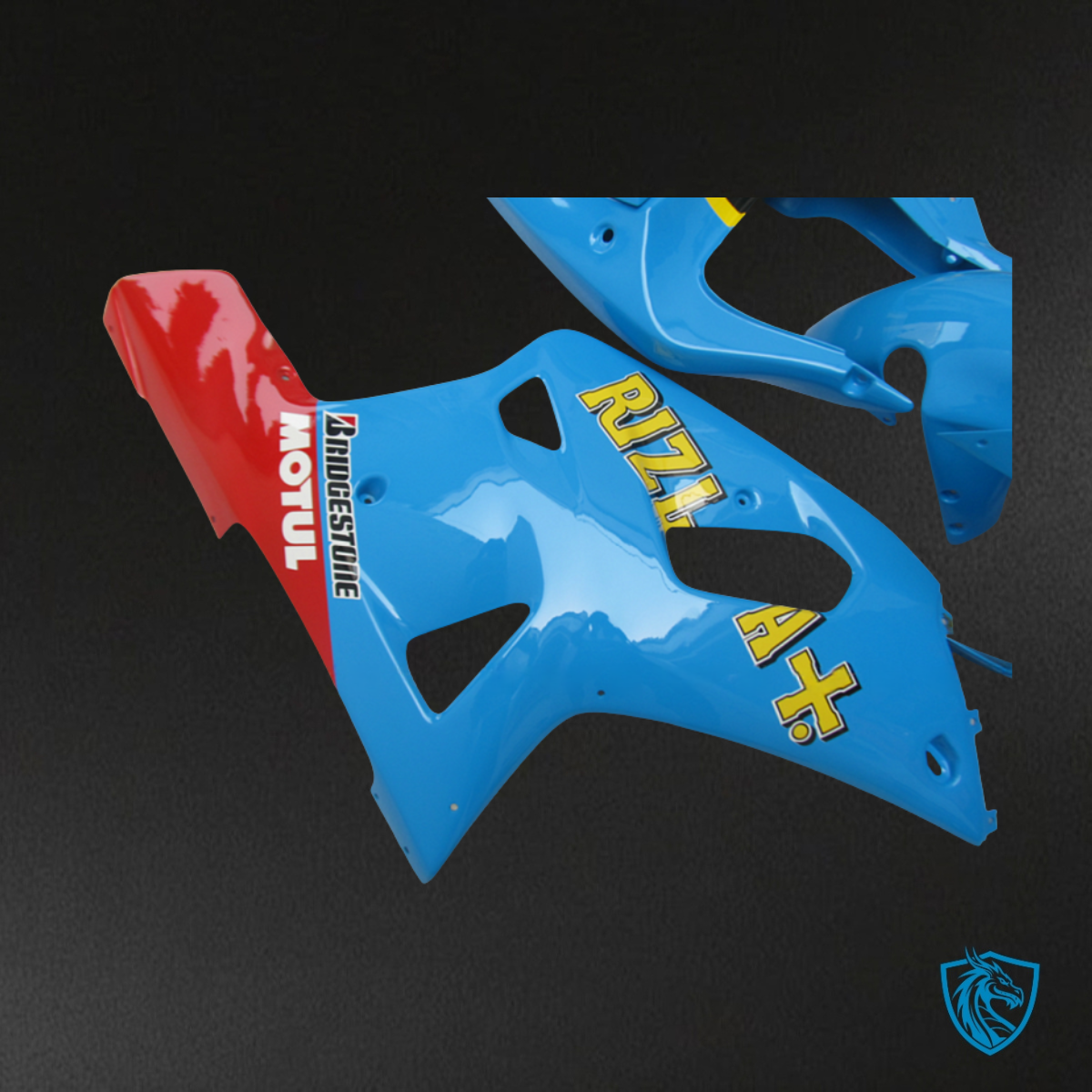 Suzuki GSXR600/750 (2001-2003) Blue Rizla Fairing Kit | ABS Bodywork