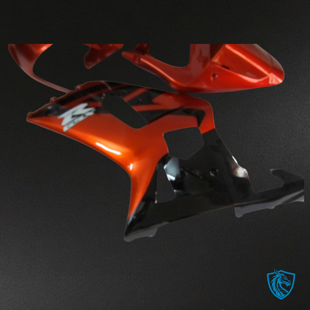 Suzuki GSXR600/750 (2001-2003) Red & Black Fairings Kit | ABS Bodywork