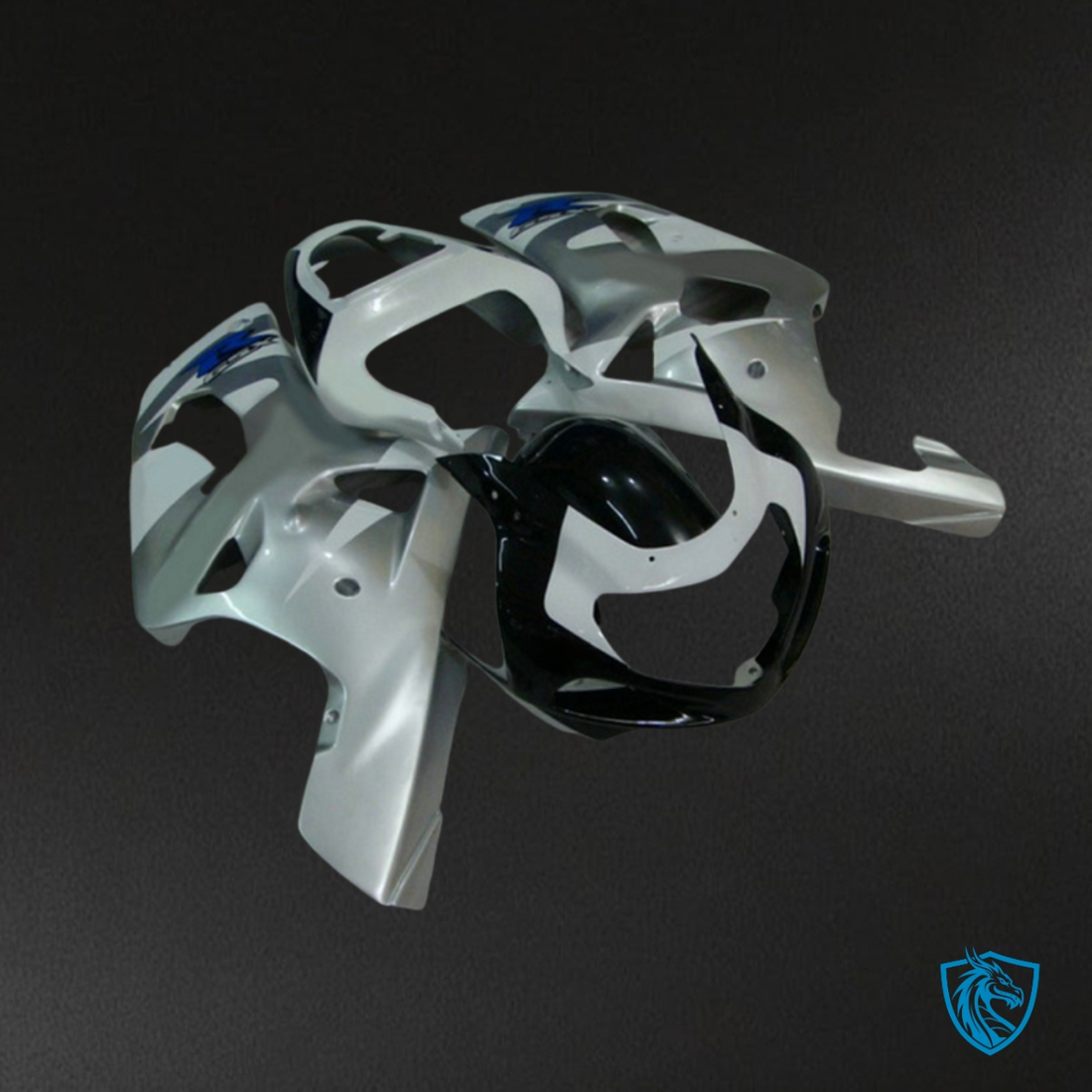 Suzuki GSXR600/750 (2001-2003) Silver Fairing Kit - Aftermarket ABS Bodywork