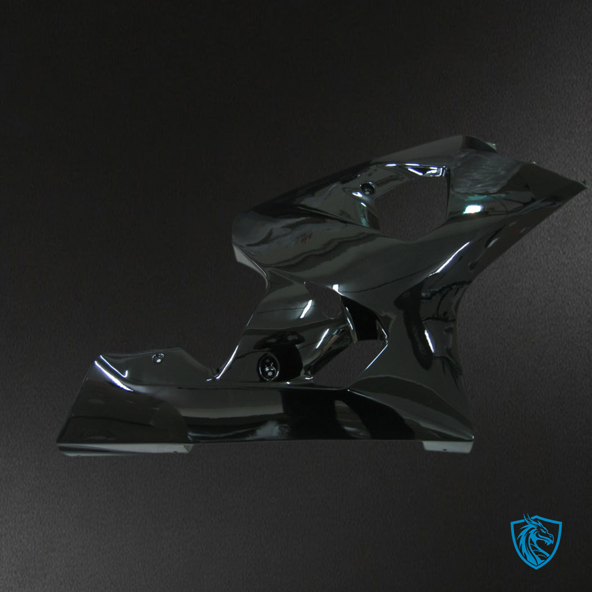 Suzuki GSXR 600-750 (2004-2005) All Black Racing Generic - Custom ABS Fairing Kit