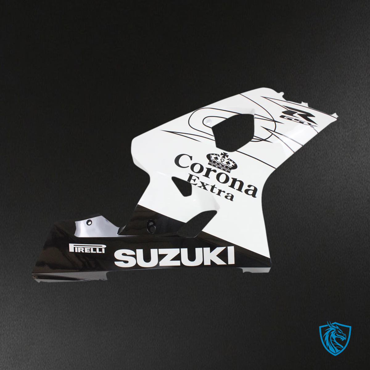 Suzuki GSXR 600-750 (2004-2005) Alstare Corona Racing White - Fairing Kit