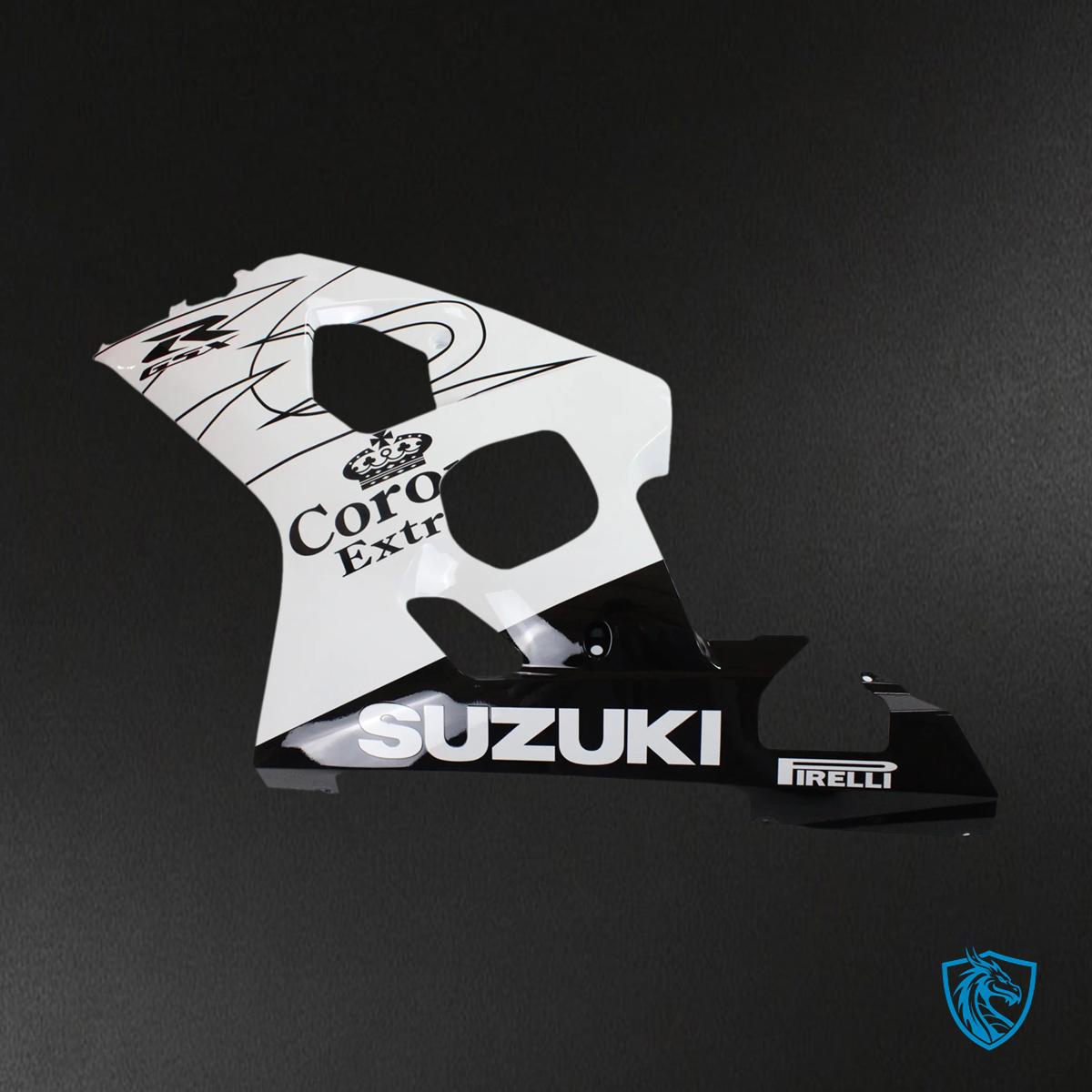 Suzuki GSXR 600-750 (2004-2005) Alstare Corona Racing White - Fairing Kit