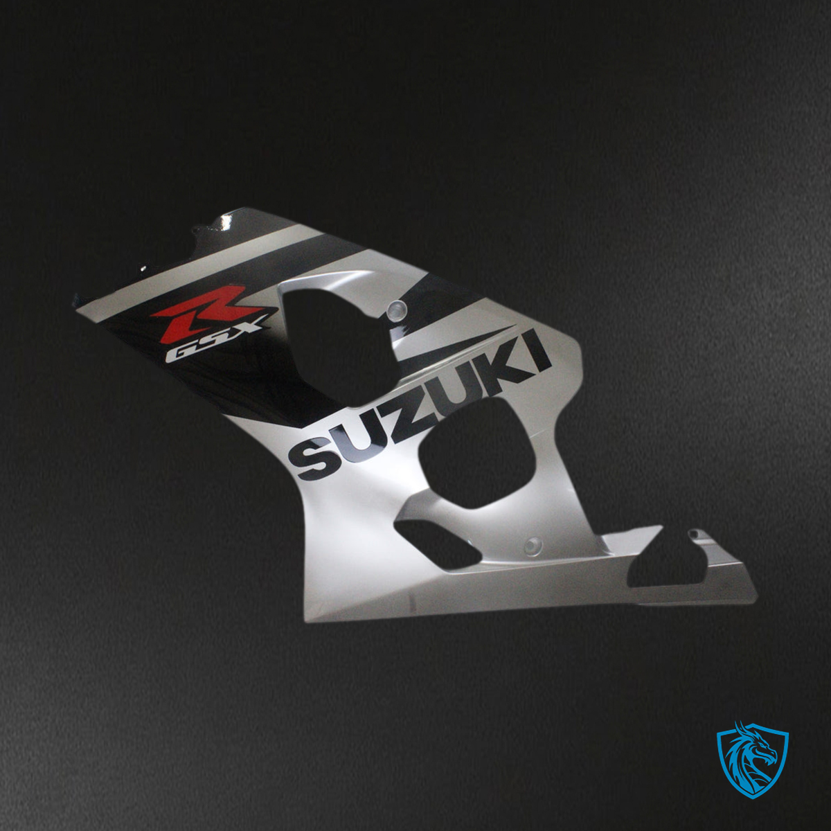 Suzuki GSXR 600-750 (2004-2005) Black & Gray Fairing Kit - Aftermarket ABS Bodywork