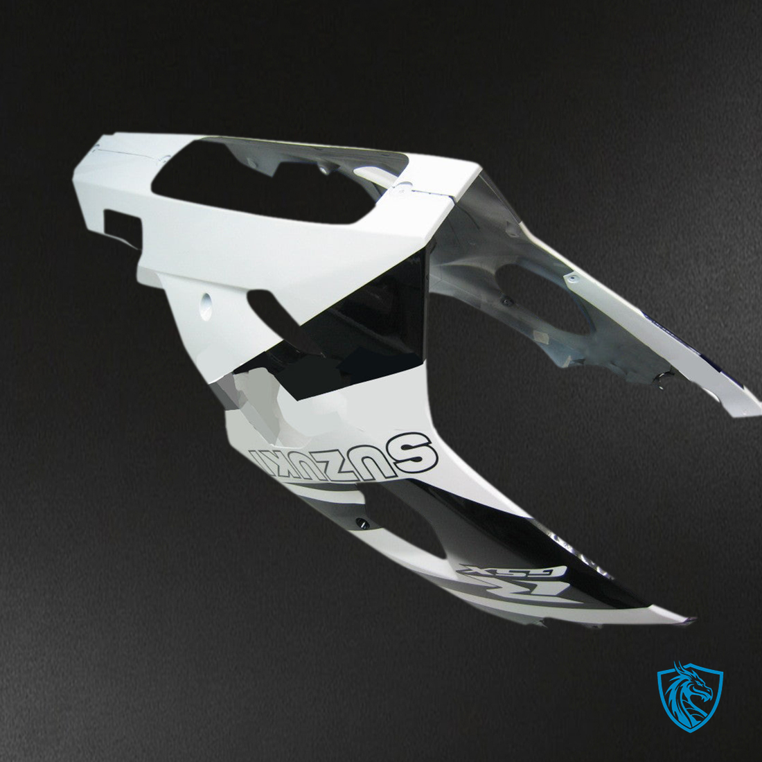 Suzuki GSXR 600-750 (2004-2005) Black & White GSXR Racing - Custom ABS Fairing Kit