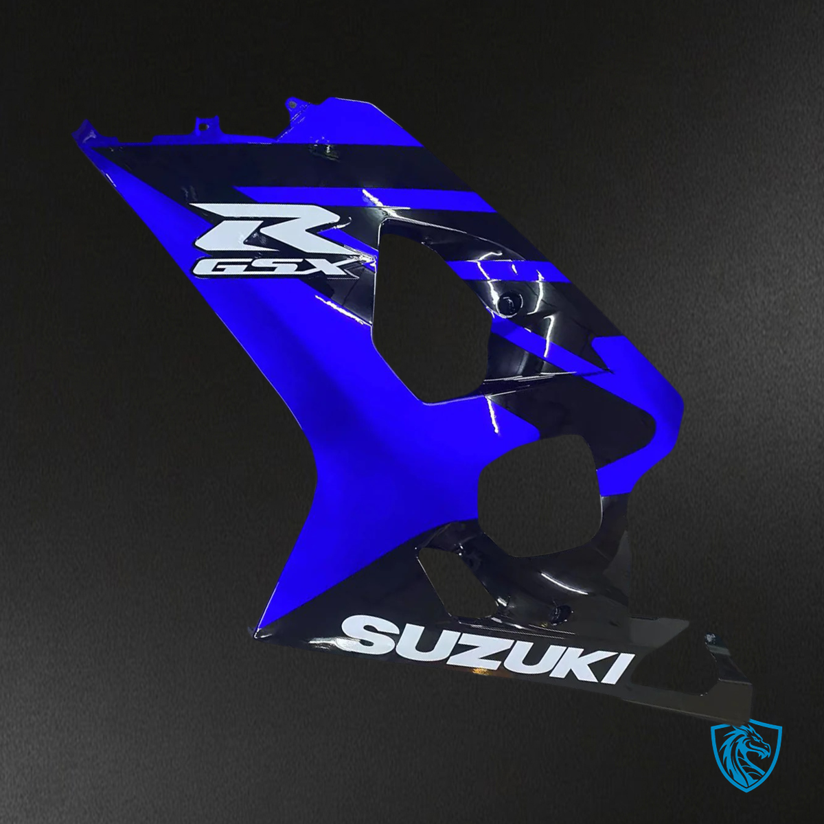 Suzuki GSXR 600-750 (2004-2005) Black & Blue - Fairing Kit