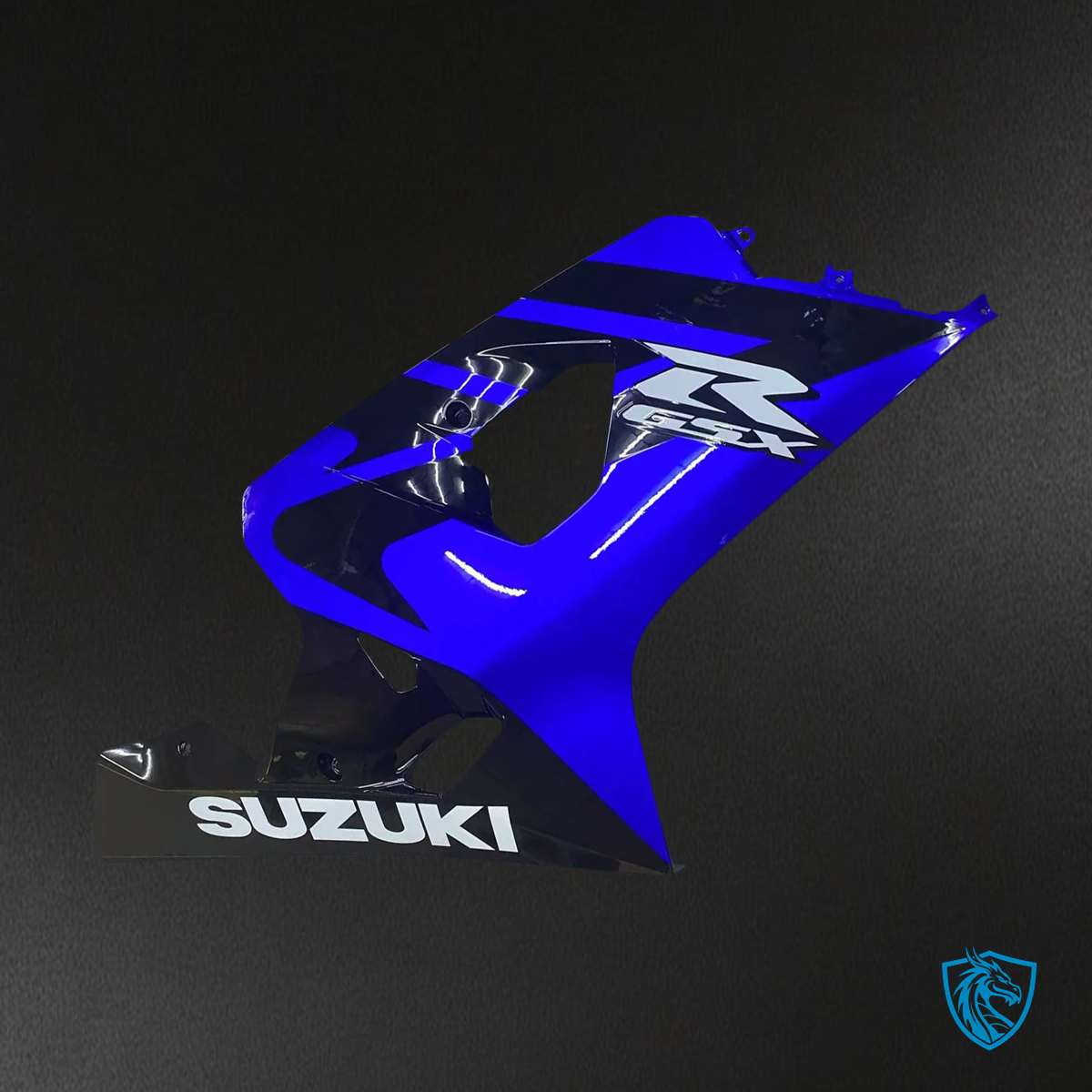 Suzuki GSXR 600-750 (2004-2005) Black & Blue - Fairing Kit