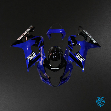Suzuki GSXR 600-750 (2004-2005) Blue & Black - MERGEment Motorcycle Fairings Kit