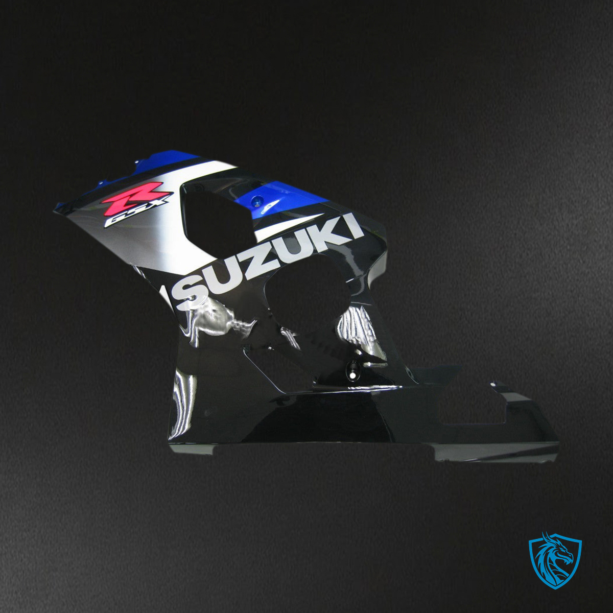Suzuki GSXR 600-750 (2004-2005) Blue & Black GSXR Racing Fairing Kit | ABS Bodywork