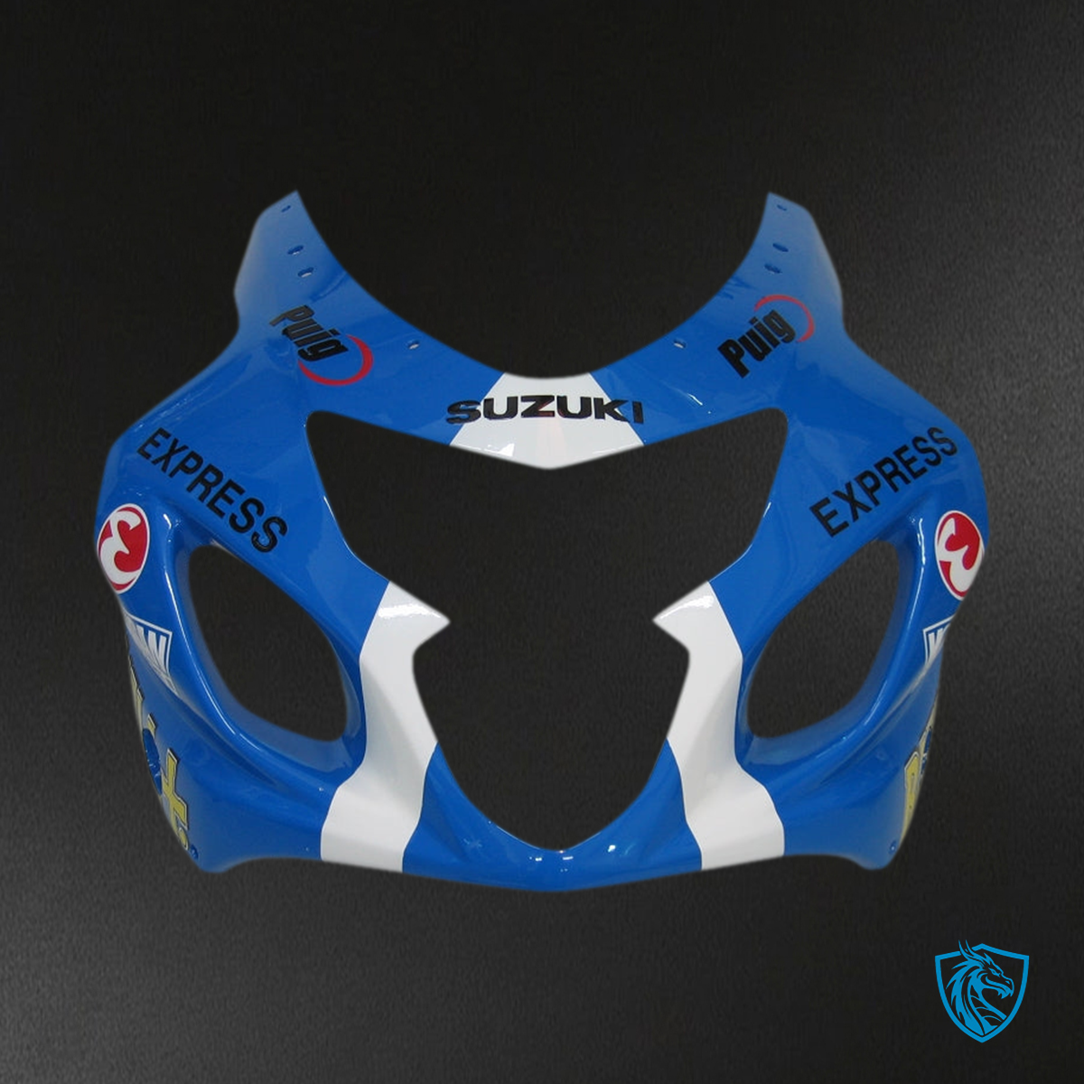Suzuki GSXR 600-750 (2004-2005) Blue & White Rizla - MERGEment Motorcycle Fairings Kit