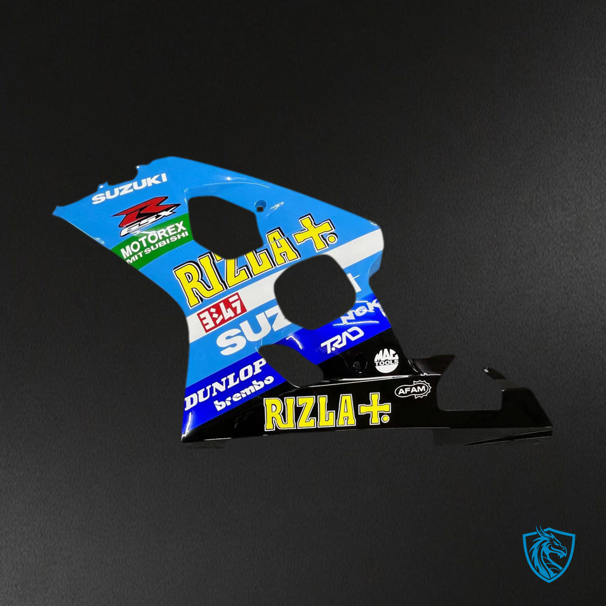 Suzuki GSXR 600-750 (2004-2005) Blue Rizla Generic Fairing Kit - Aftermarket ABS Bodywork