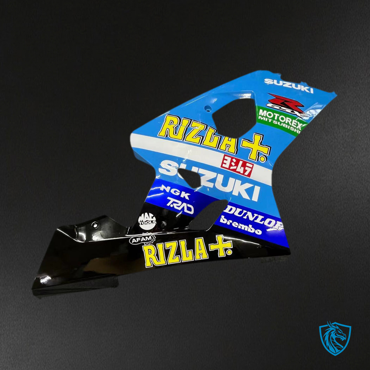 Suzuki GSXR 600-750 (2004-2005) Blue Rizla Generic Fairing Kit - Aftermarket ABS Bodywork