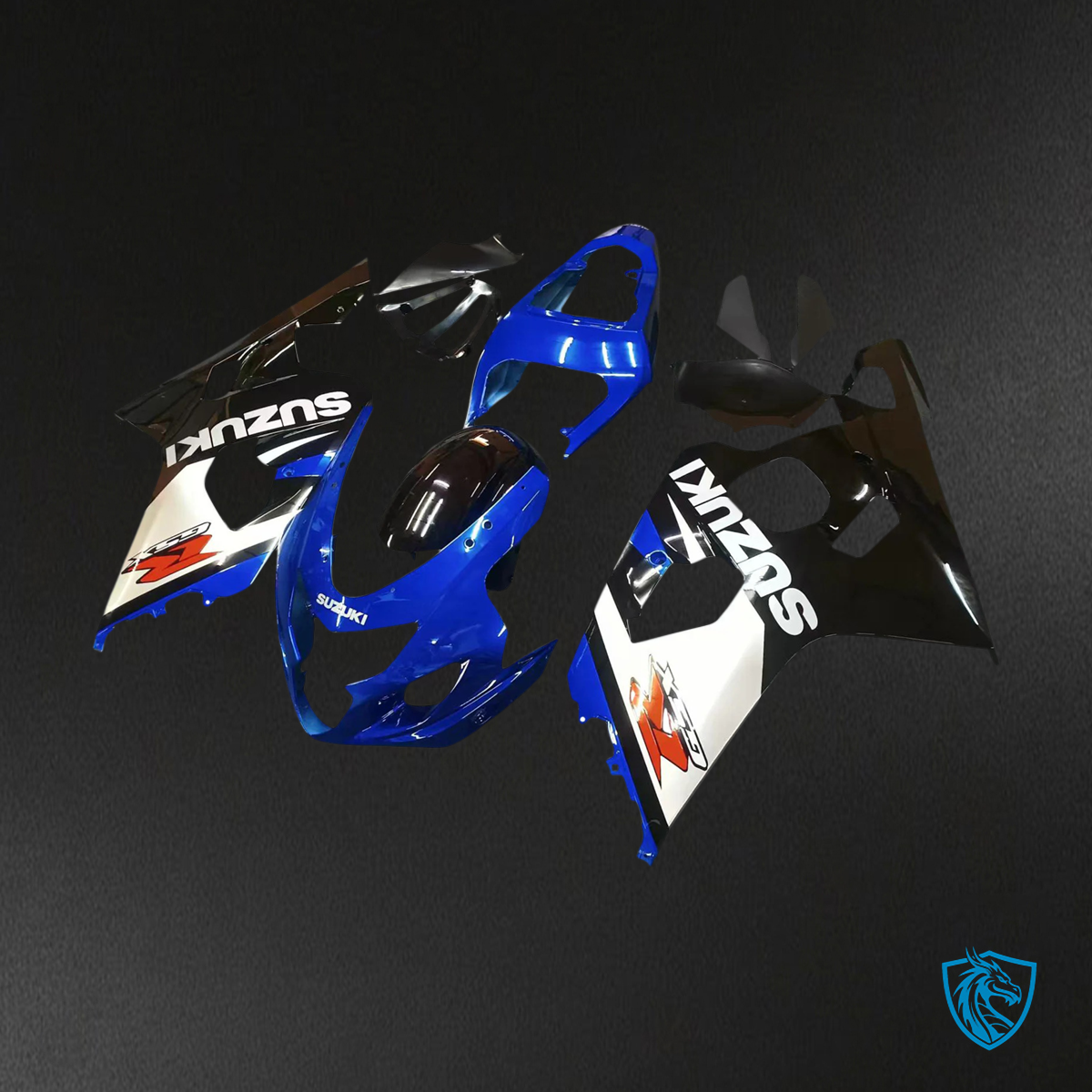 Suzuki GSXR 600-750 (2004-2005) Blue & Black - Fairing Kit