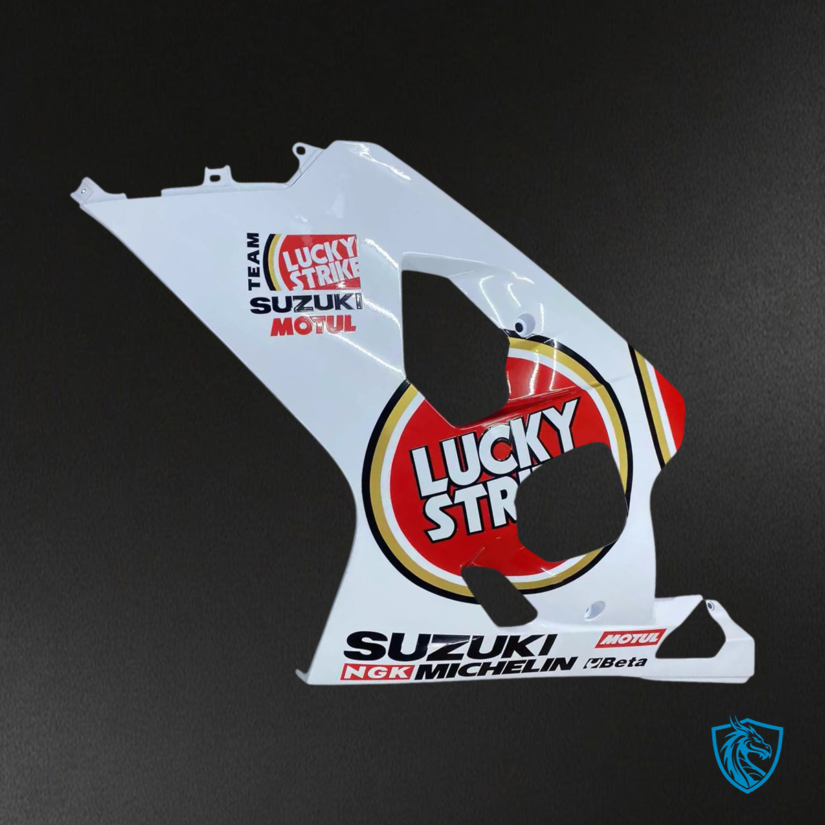 Suzuki GSXR 600-750 (2004-2005) Lucky Strike Racing White & Red - Fairing Kit