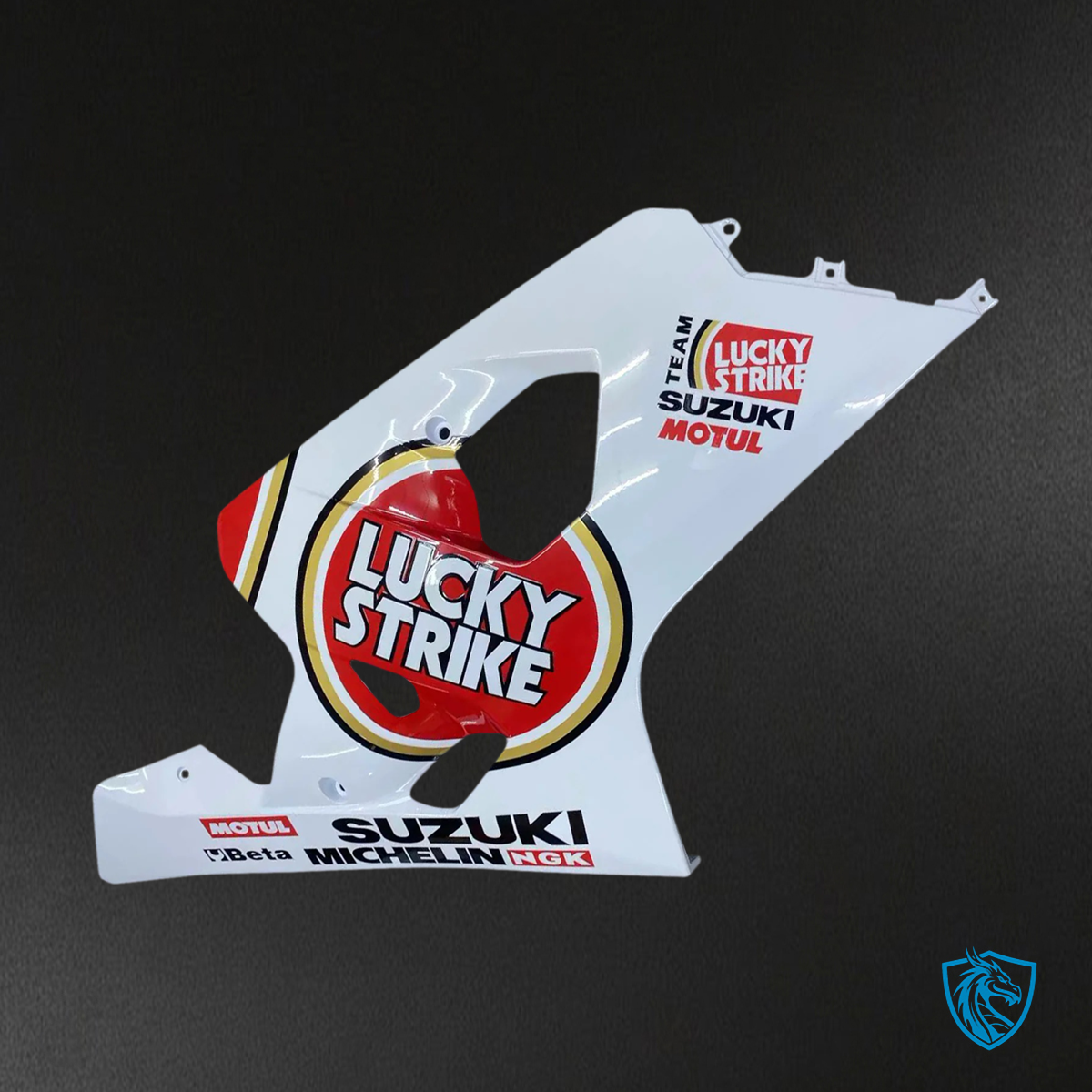 Suzuki GSXR 600-750 (2004-2005) Lucky Strike Racing White & Red - Fairing Kit