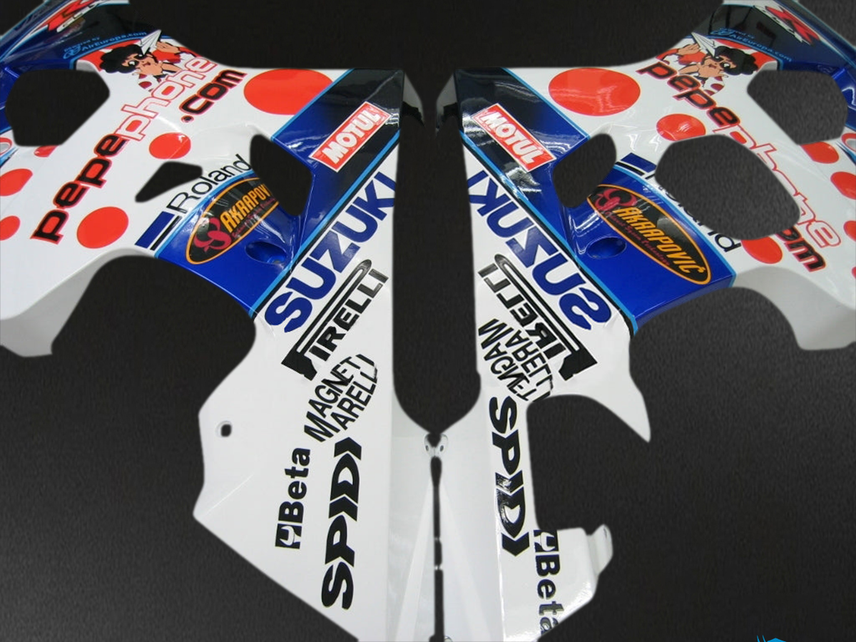 Suzuki GSXR 600-750 (2004-2005) Multicolor Pepephone Racing Generic - Custom ABS Fairing Kit