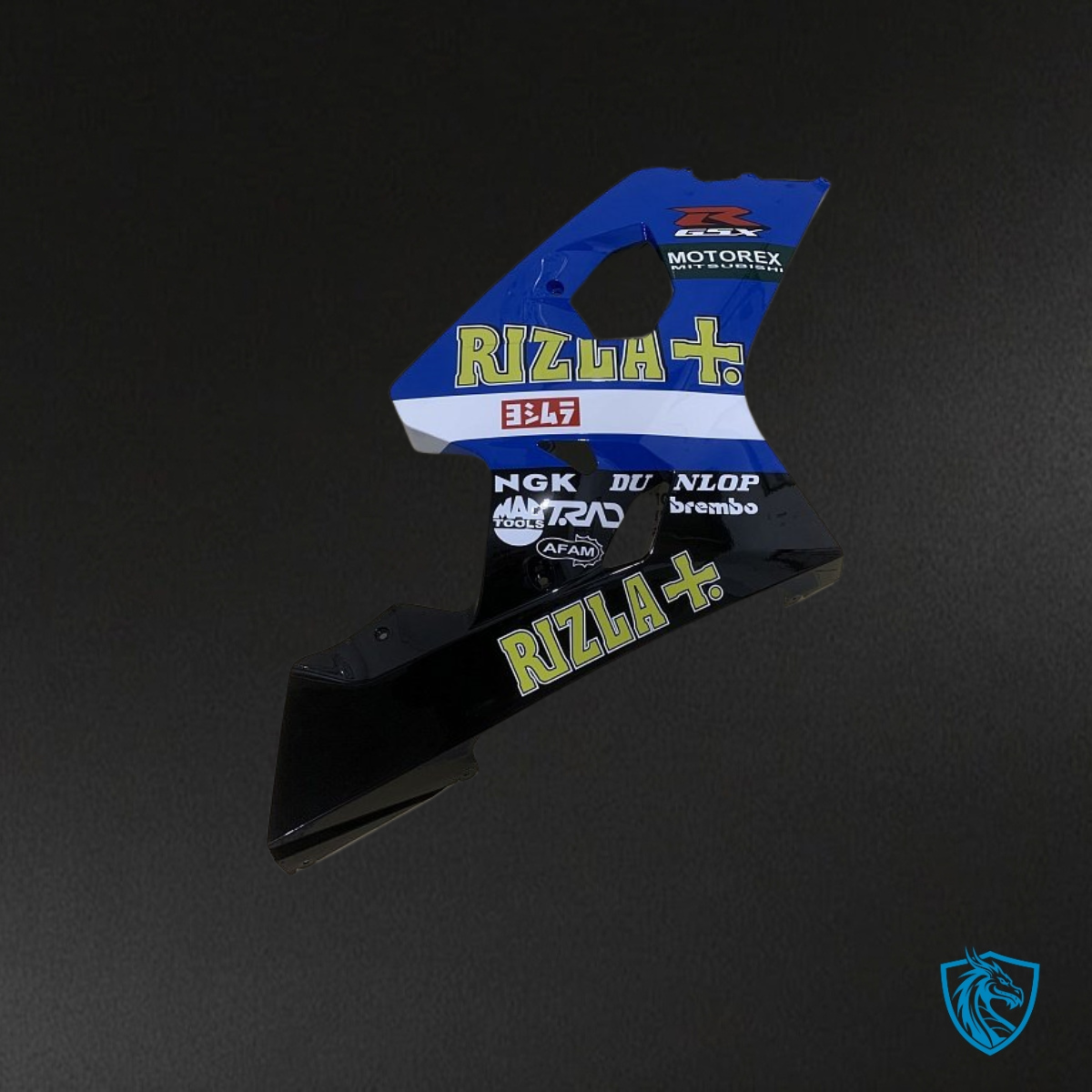 Suzuki GSXR600/750 (2004-2005) Blue Rizla Fairing Kit - Aftermarket ABS Bodywork