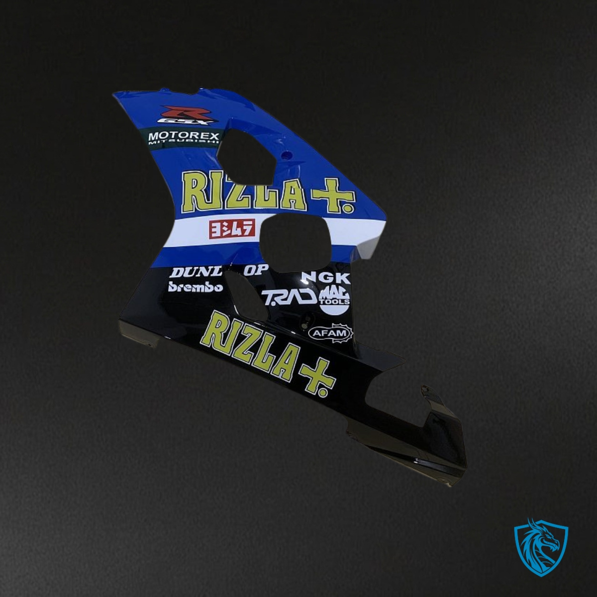 Suzuki GSXR600/750 (2004-2005) Blue Rizla Fairing Kit - Aftermarket ABS Bodywork